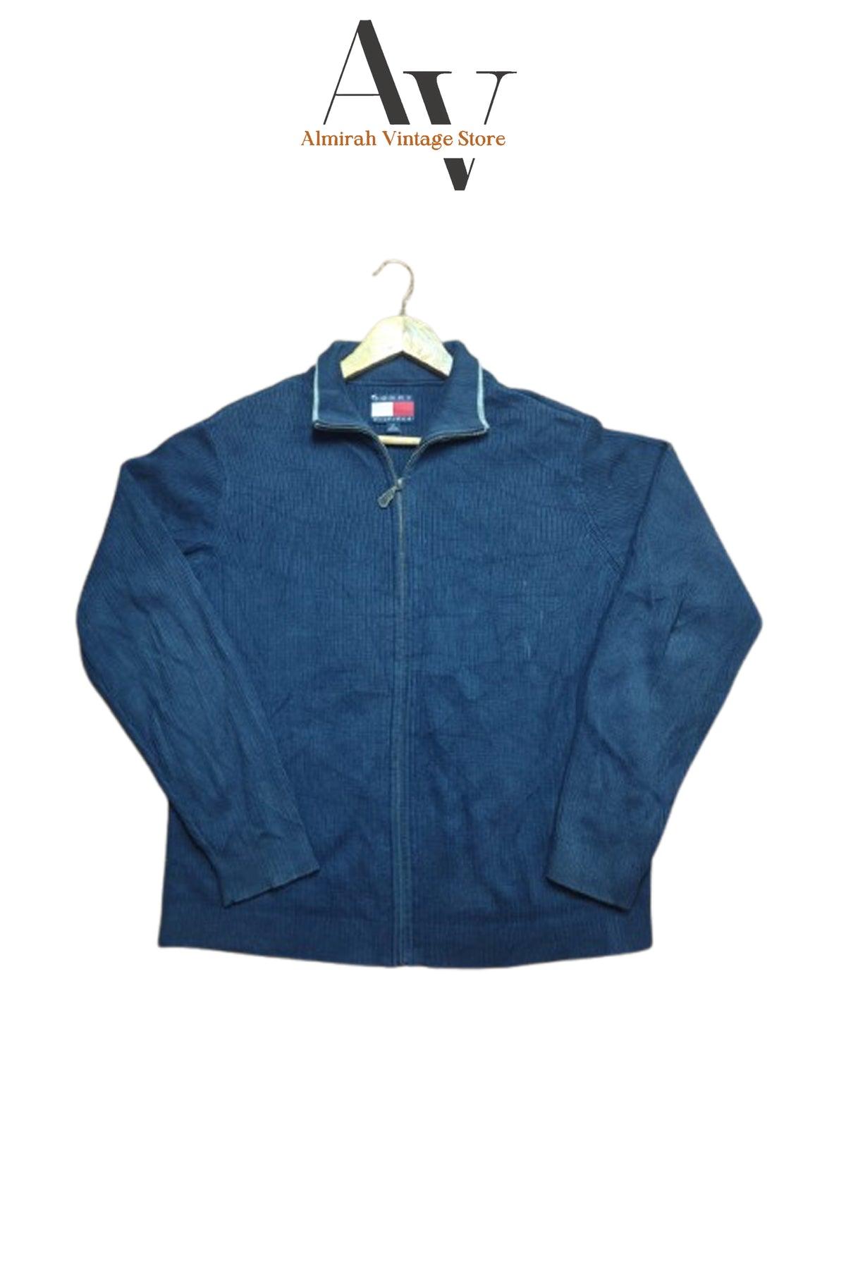 Tommy Hilfiger Zipper Blue Sweater