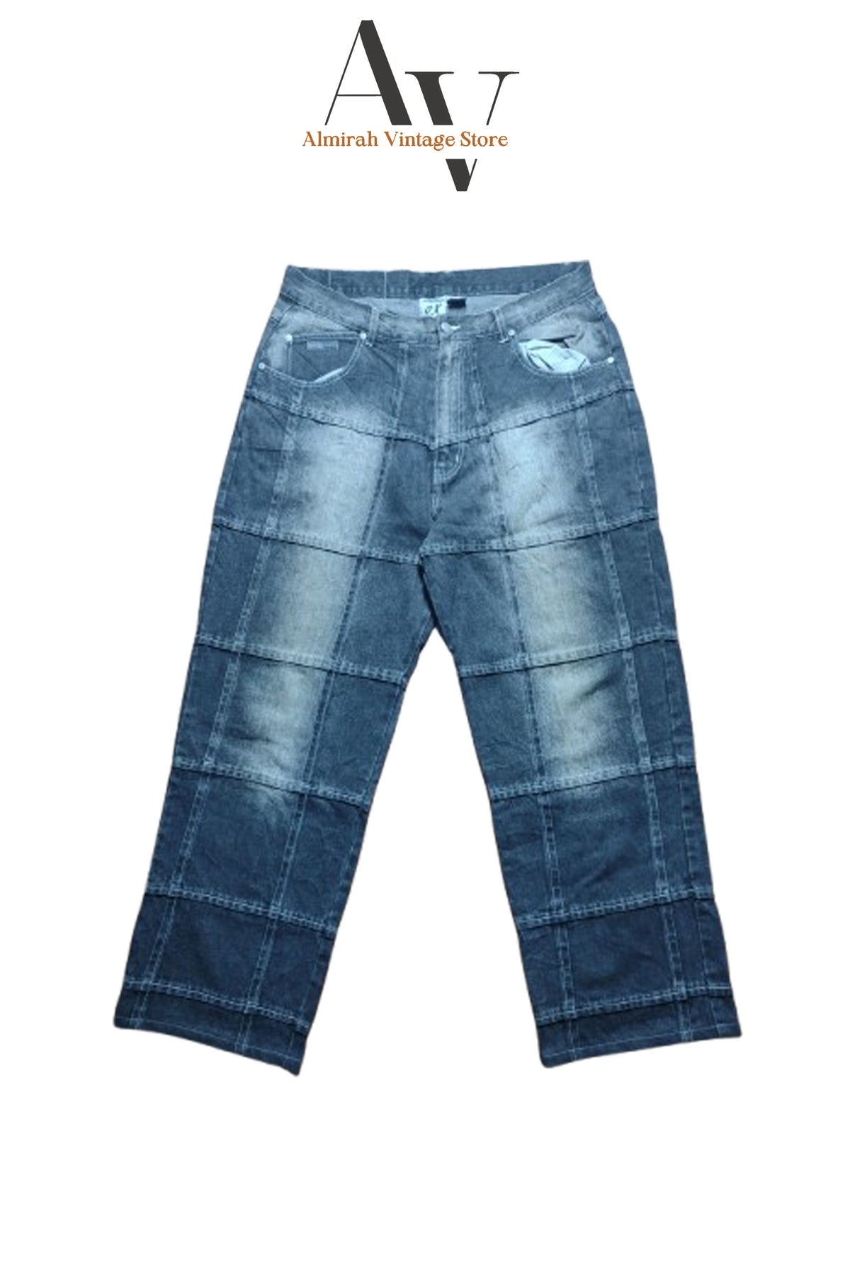 Lined Hip Hop Jeans