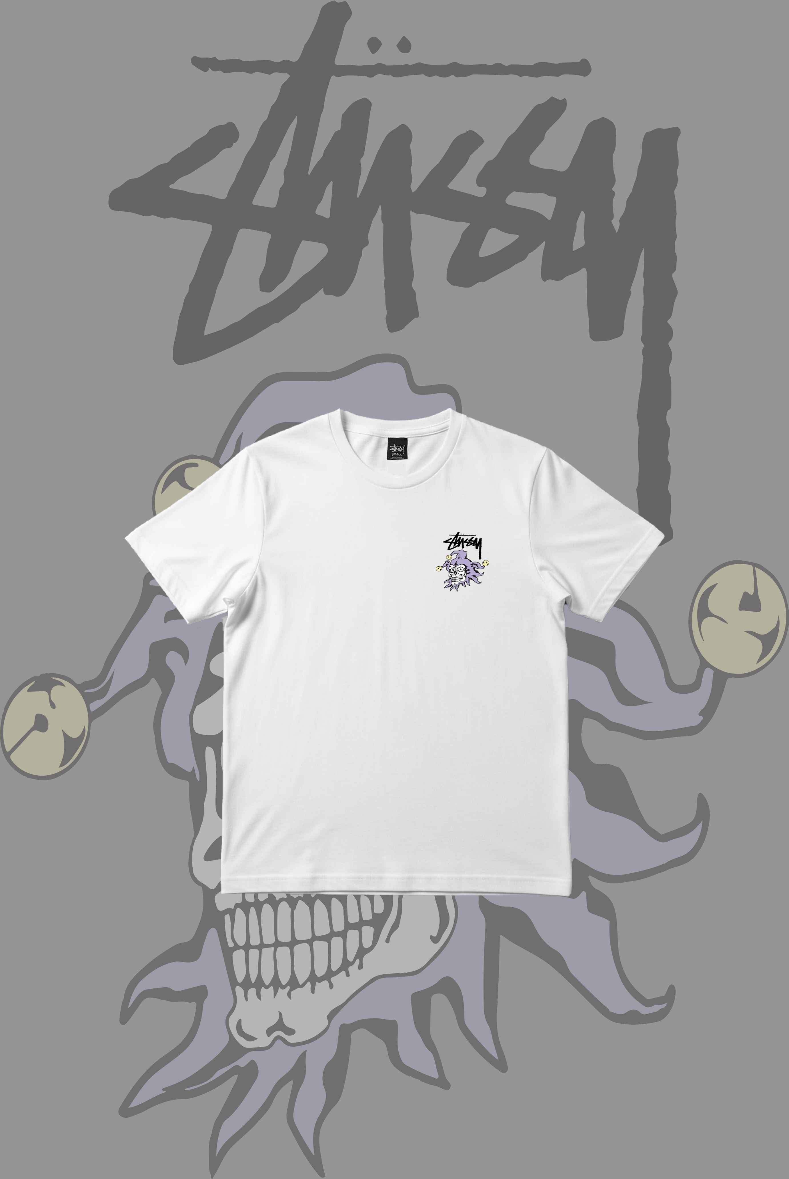 Stusy Joker Purple T-Shirt