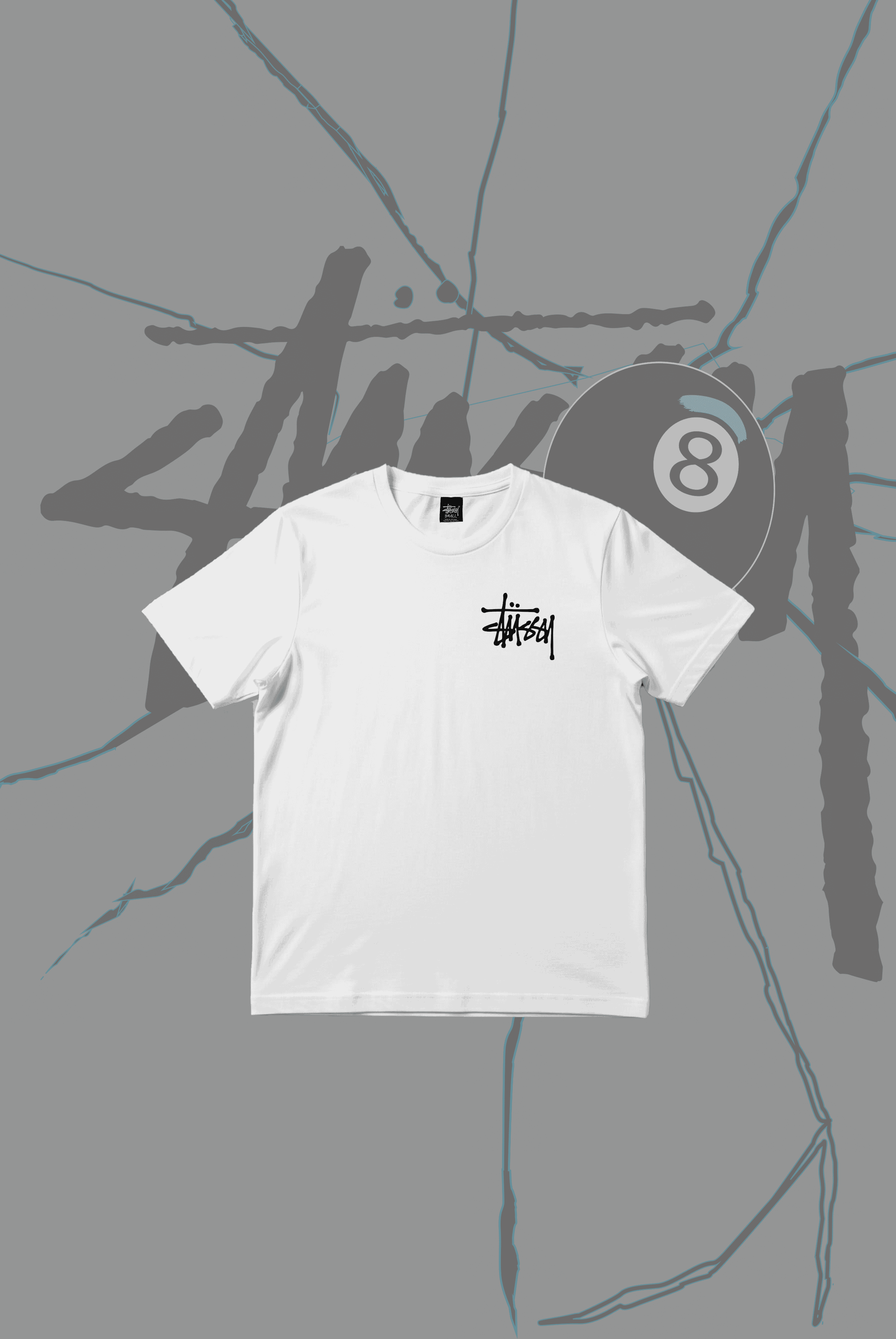 Stusy 8 Ball Spark T-Shirt