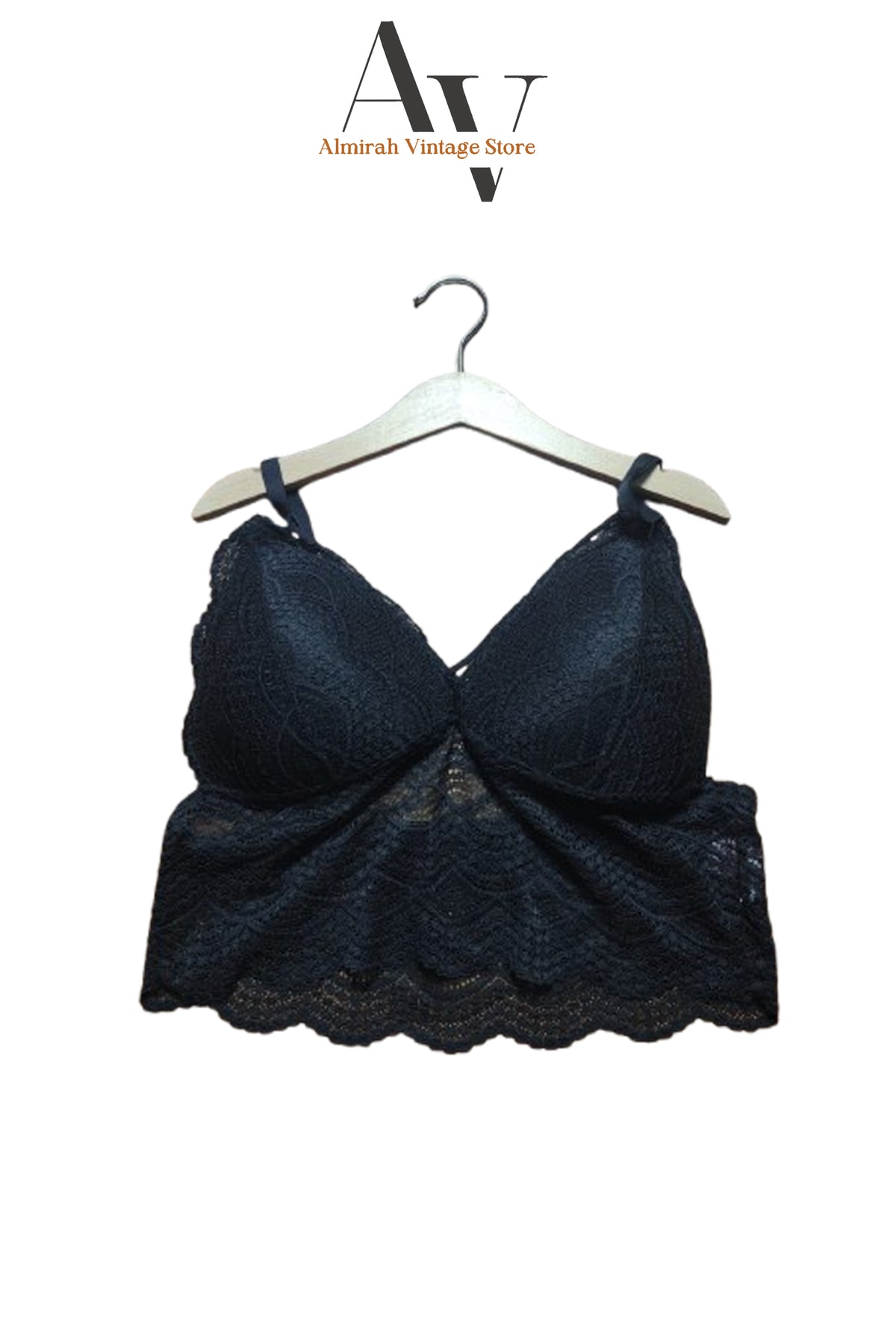 Lace Bralette Black