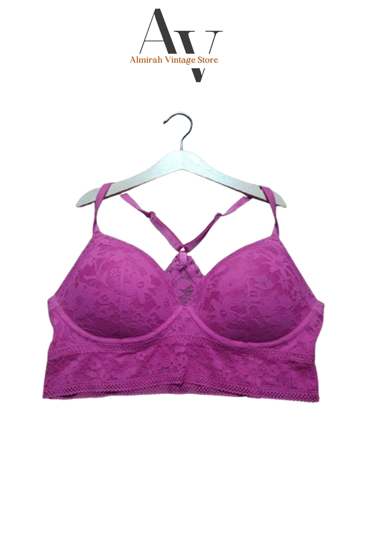 Lace Bralette Pink