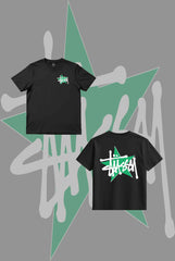 Stusy Green Star T-Shirt