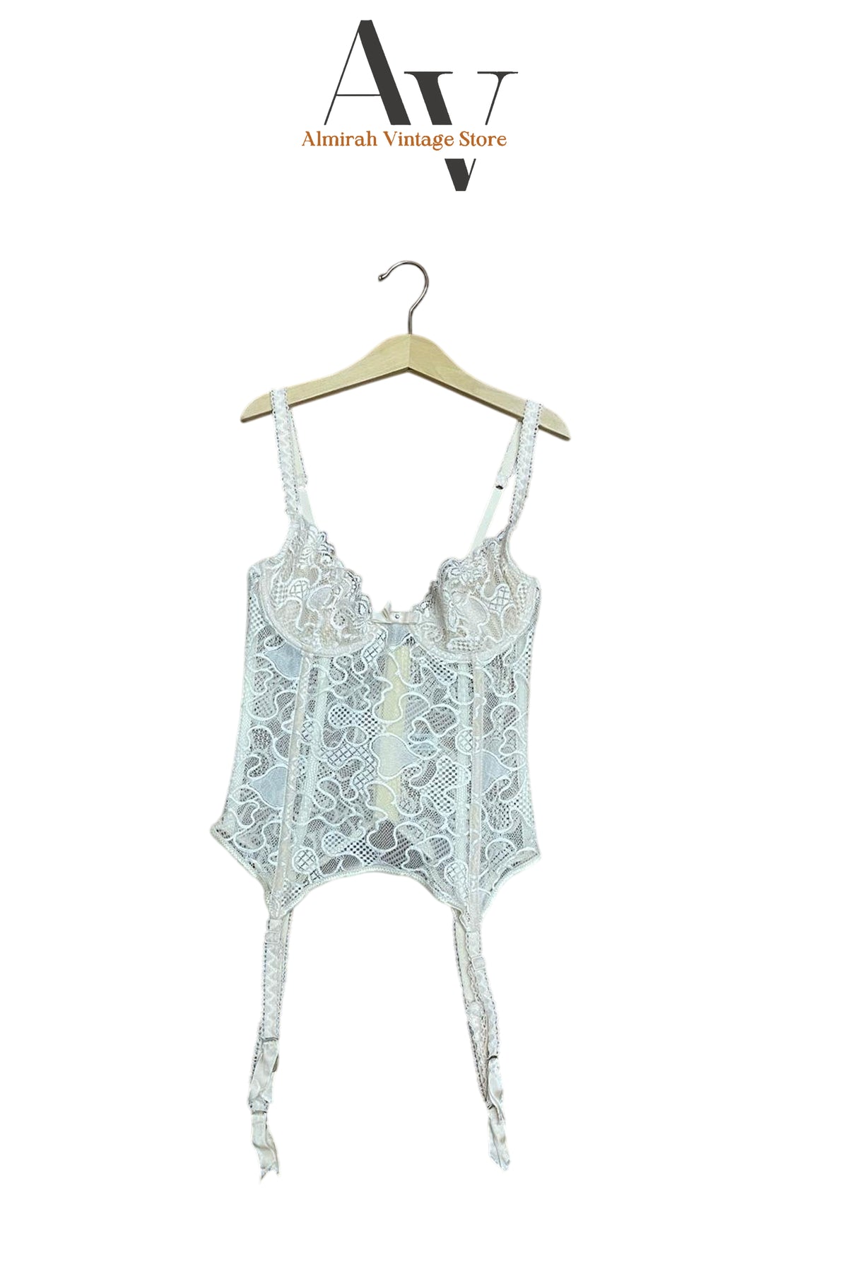 Victorian Secrets White Lace Corset Top
