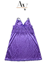 Lace Trim With Ribbon Silk Top