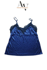 Shine Velour Silk Top