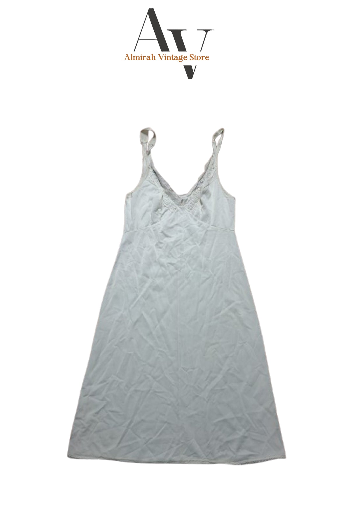 Lace Trim Slip Dress