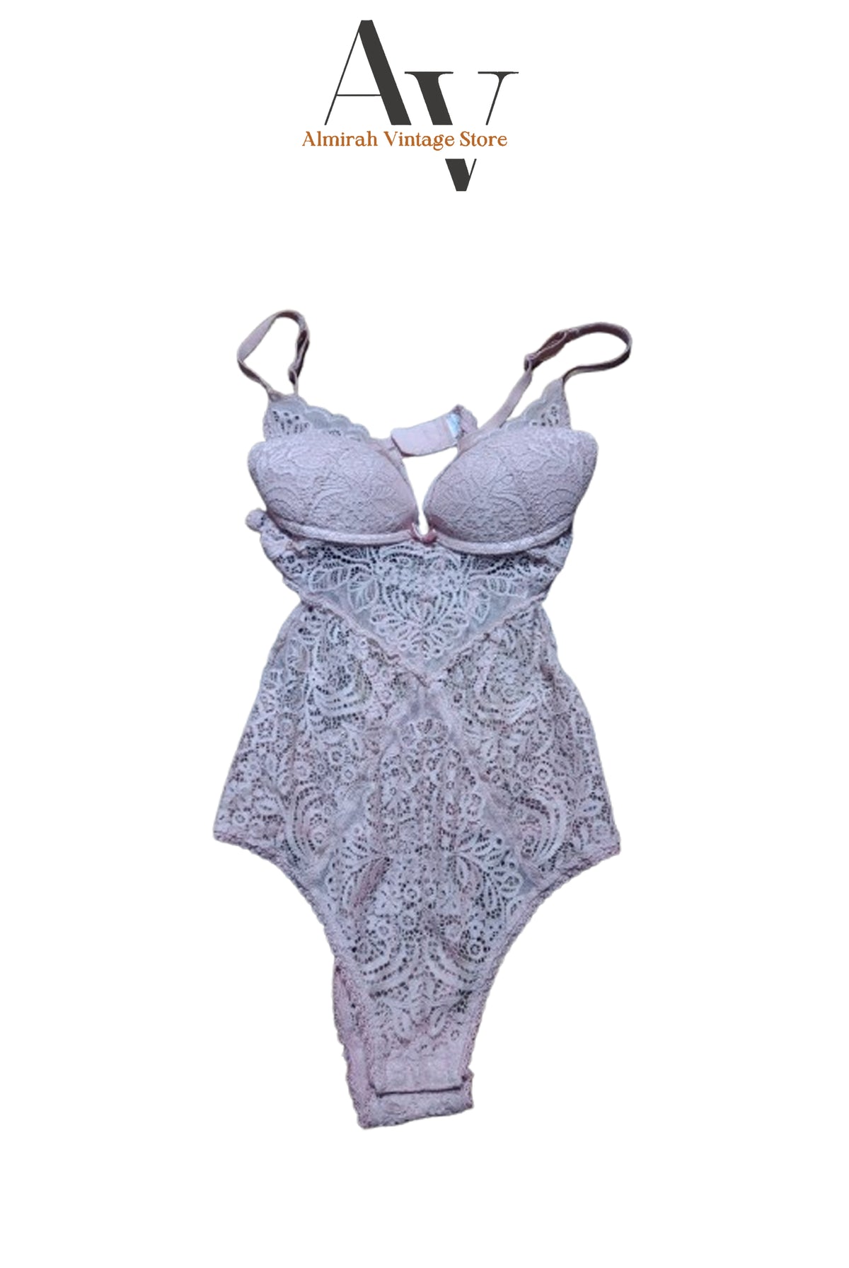 Pink Lace Body Suit