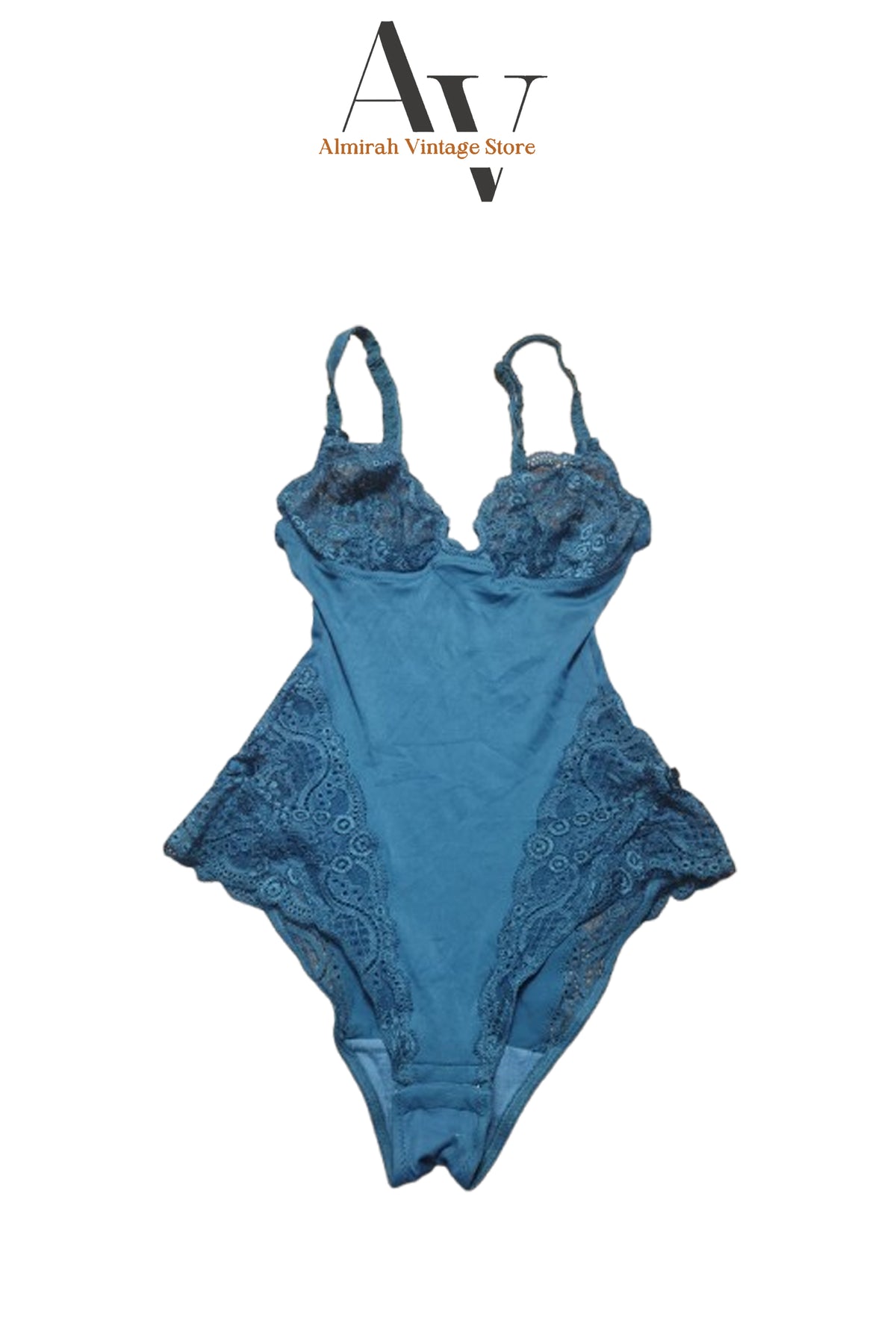 Blue Lace Body Suit