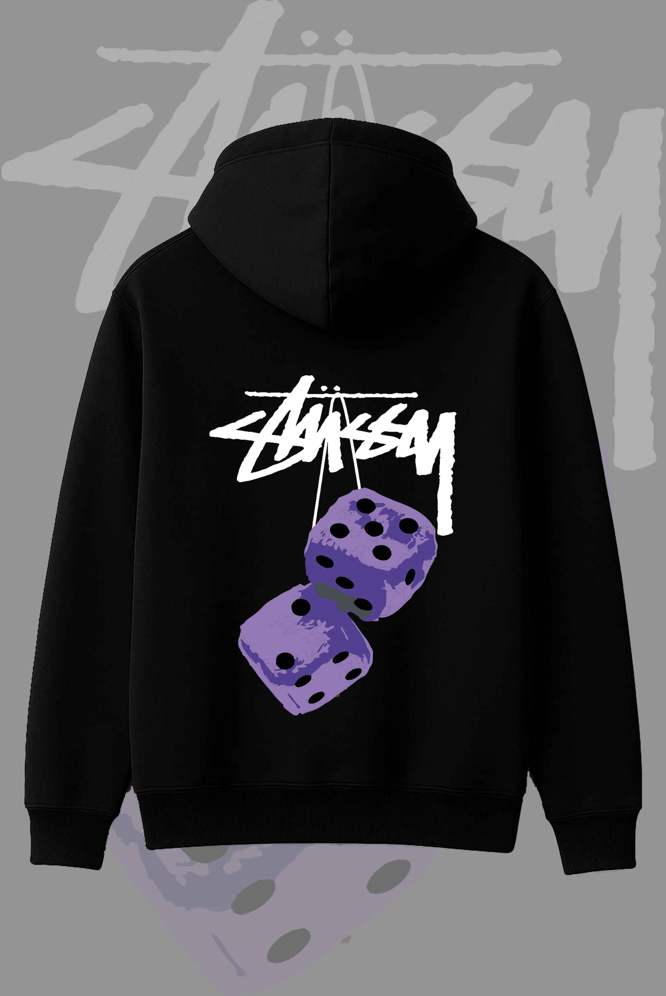 Stusy Purple Dice Hoodie