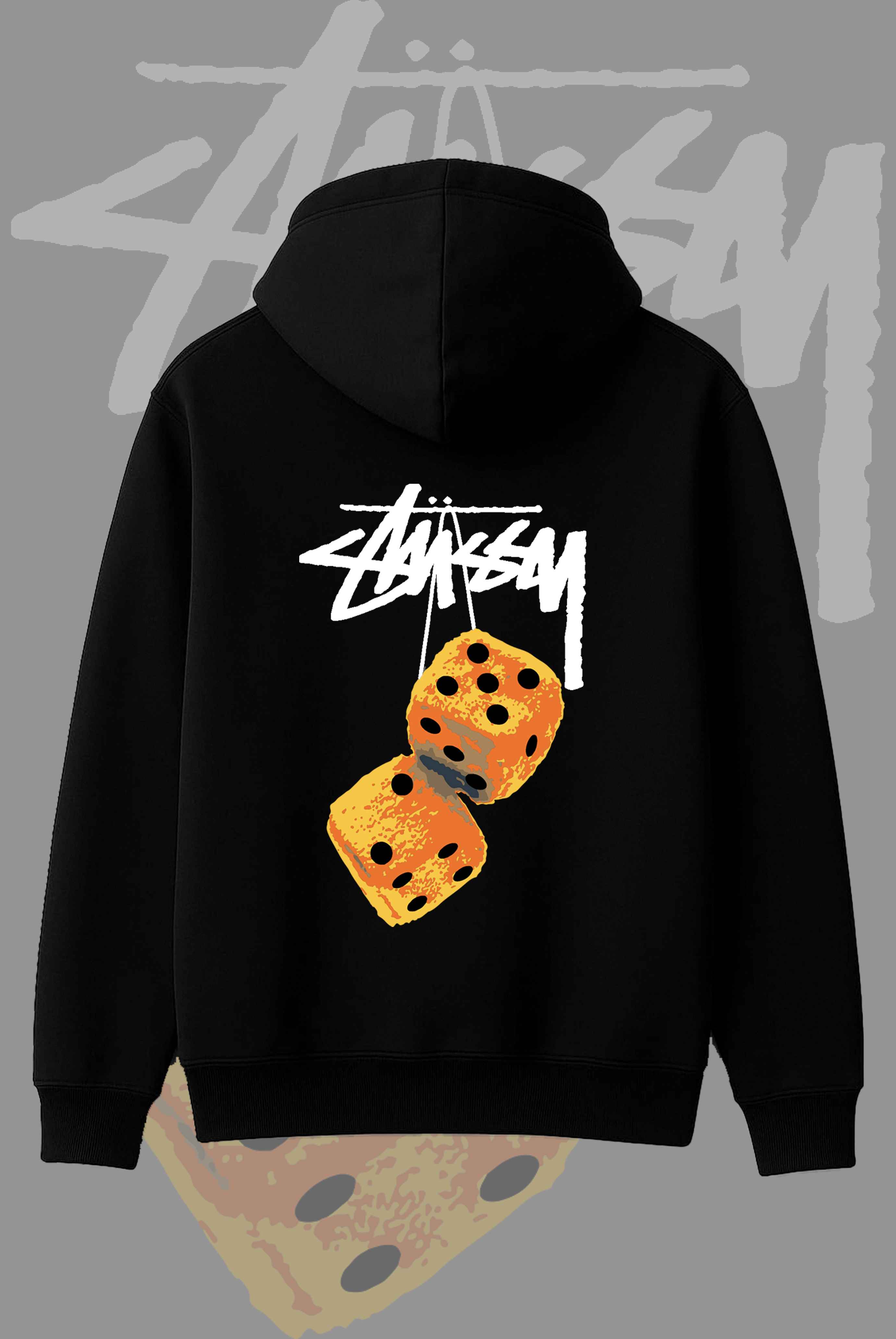 Stusy Orange Dice Hoodie