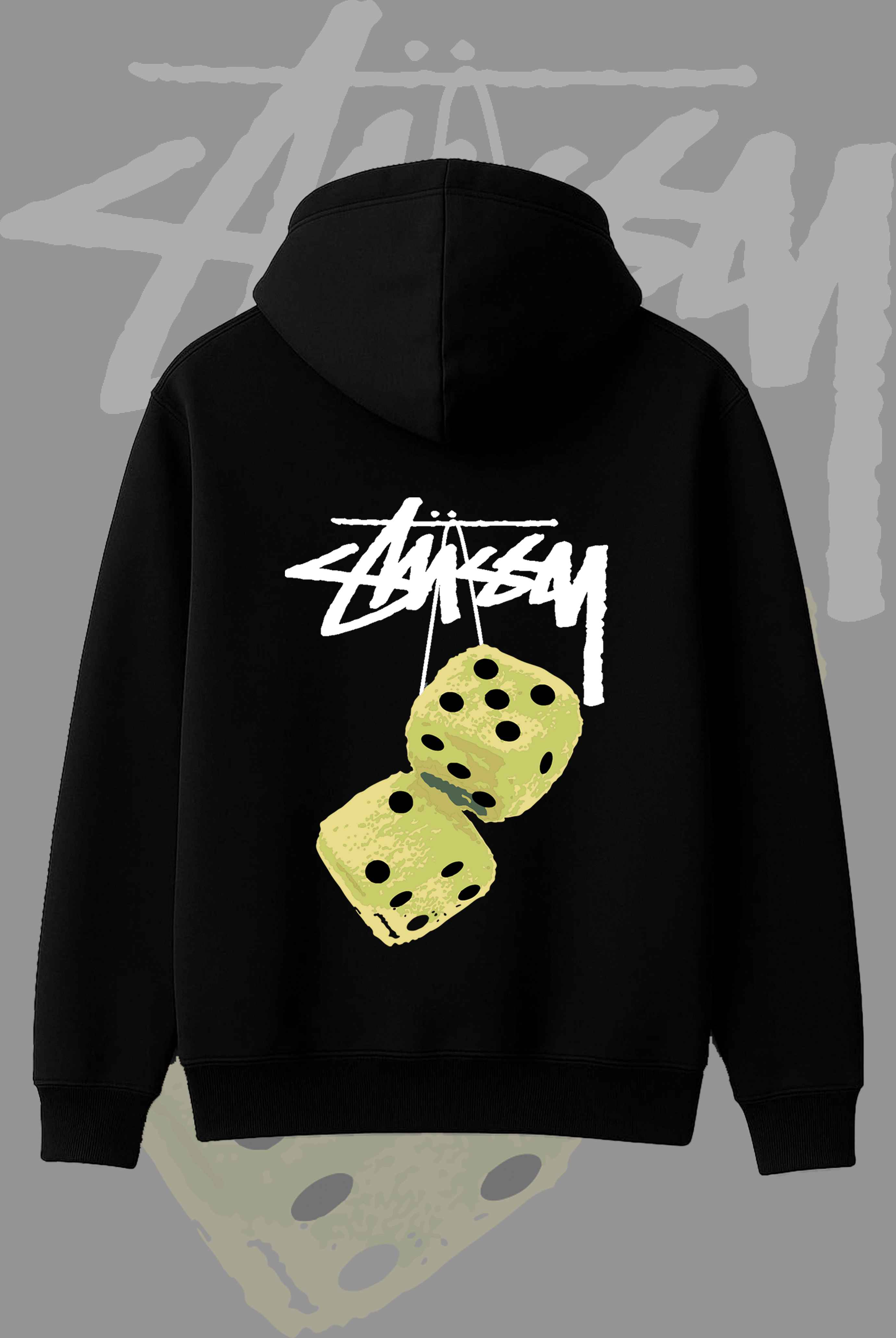 Stusy Green Dice Hoodie
