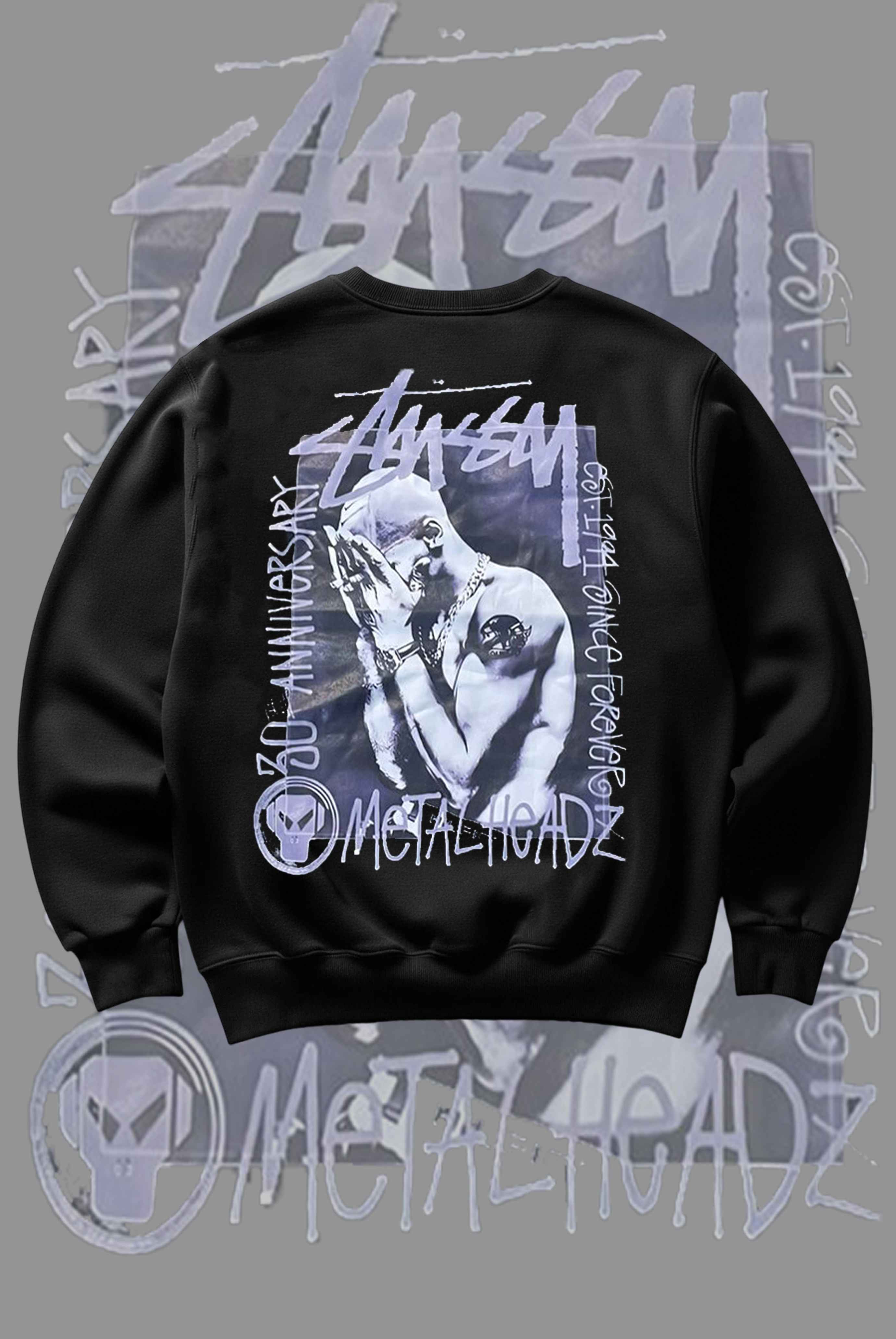 Stusy Metal Head Sweatshirt