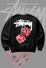 Stusy Pink Dice Sweatshirt