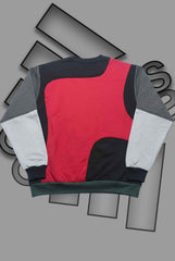 Adida Premium Multi Color Patch Work Sweats Shirts