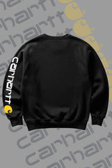 Carhart Yellow Printed Sweats Shirt