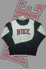 Nik Light Brown And Blue Patch Work IV Sweats Shirts