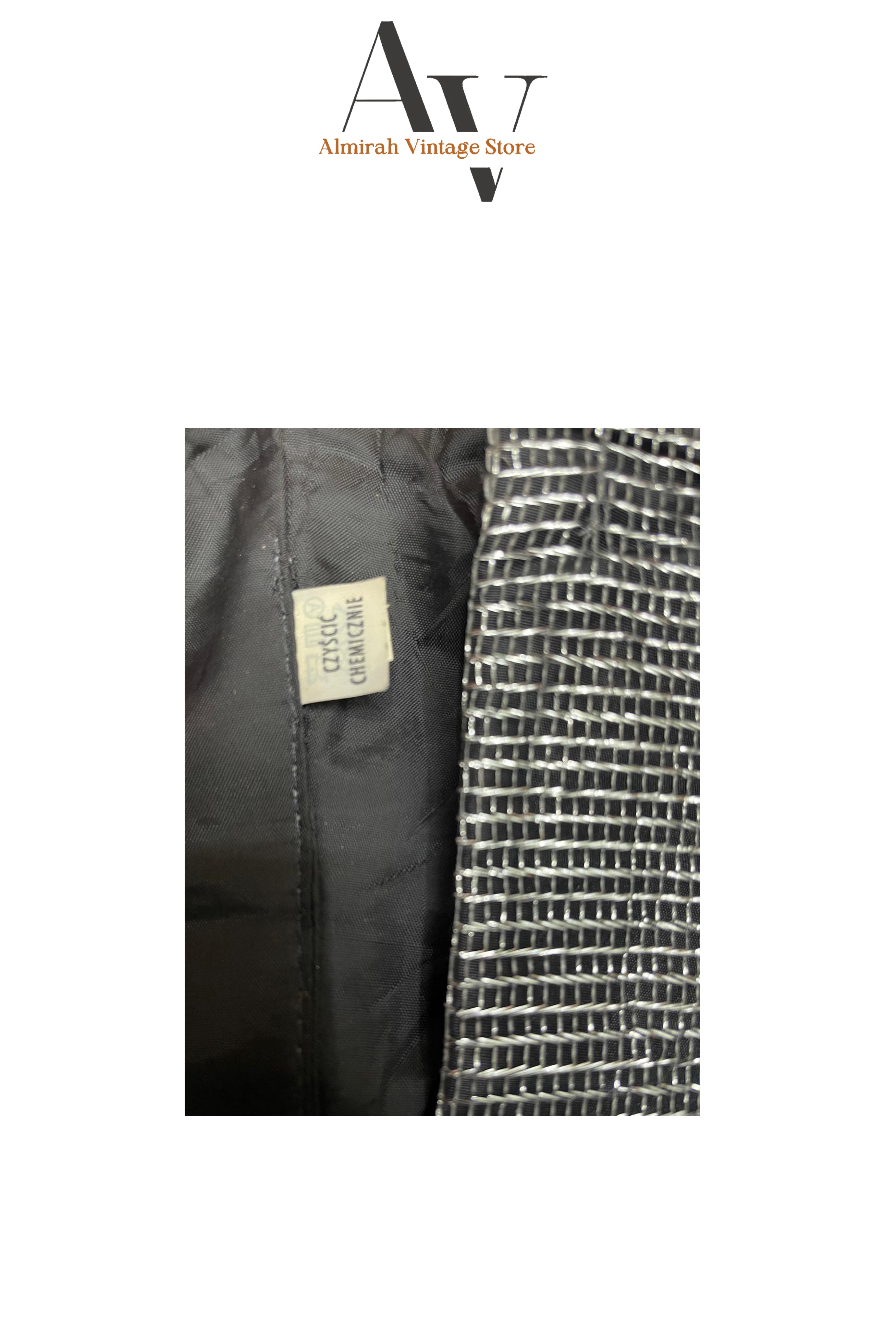 Black Sequin Corset Top