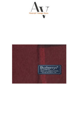 Burberry-Dark Maroon Nova Check Scarf