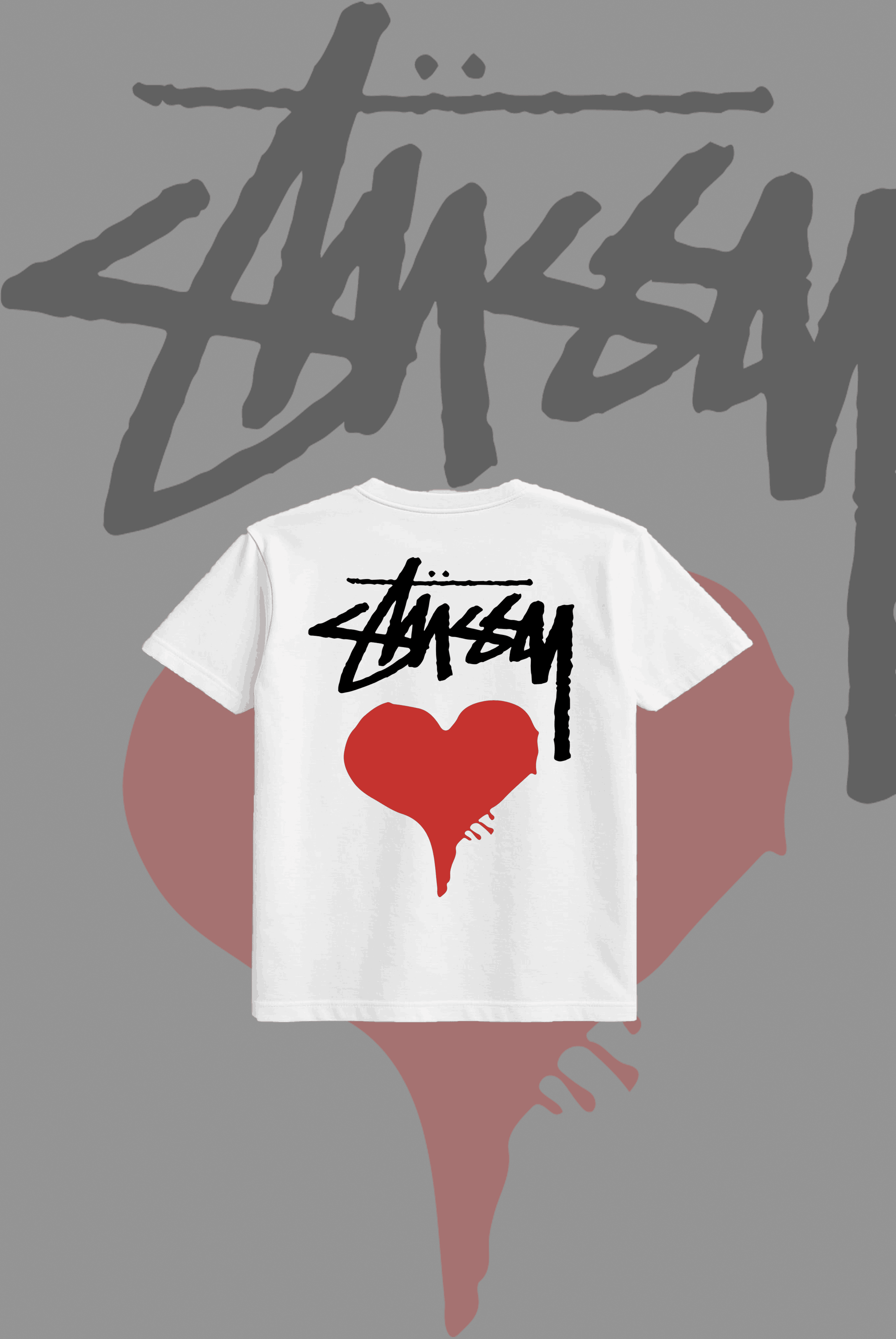 Stusy Heart T-Shirt